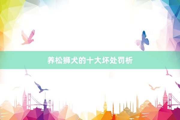 养松狮犬的十大坏处罚析